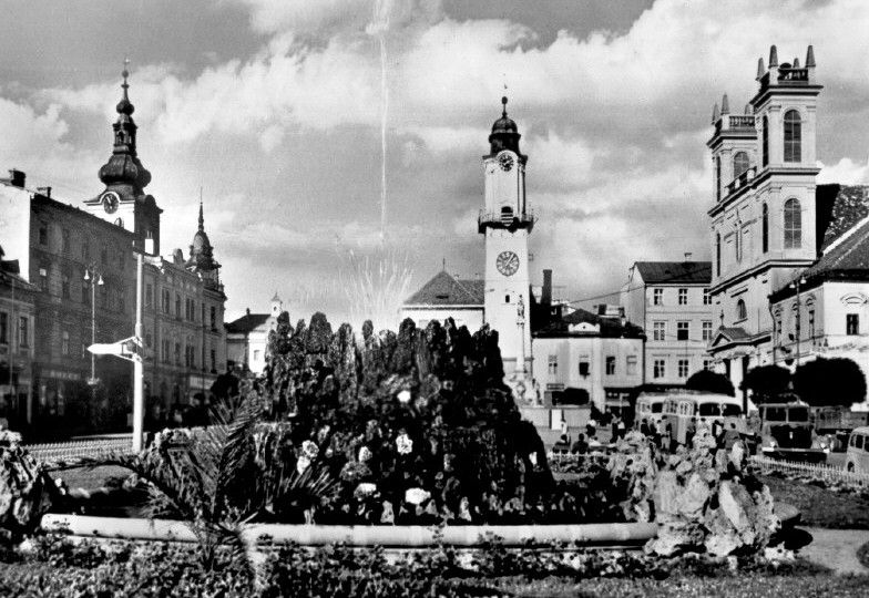 The Old Quarter in Banska Bystrica, Slovakia, the town which was the center of the Slovak uprising in August 1944